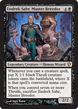1x Endrek Sahr, Master Breeder NM, English MTG Commander 2013
