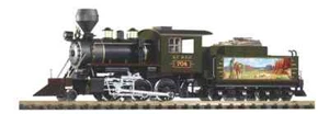 Piko G Scale 38233 Santa Fe (S.F. / ATSF) Mogul #704 Steam Locomotive w/Sound - Picture 1 of 1