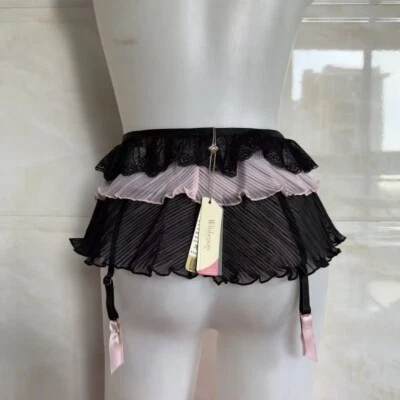 Kawaii Lolita Pantalones Cortos de Seguridad Mujeres JK Volantes Lindos Calcetines Tirantes Foto 1 de 4