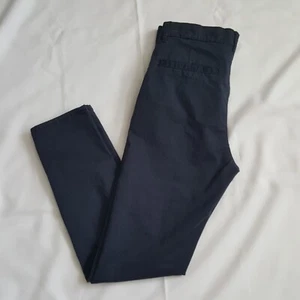 Urban Authentic Pants Trousers 12-13Y Boys Navy Blue Skinny Straight Leg Cotton - Picture 1 of 24