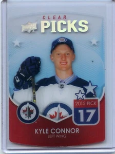 2021-22 Upper Deck Clear Picks #CP-6 Kyle Connor - Picture 1 of 2