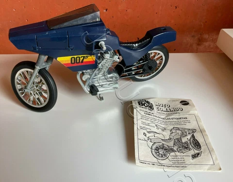 Mexican Vintage Motorcycle Kid Acero Big Jim 007 Agent Mattel Aurimat 1981 Cover