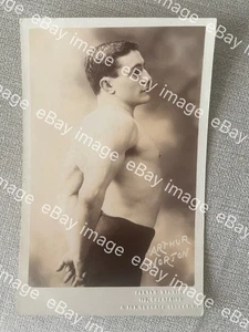 Postcard Arthur Norton wrestler strong man by Flett - Picture 1 of 2
