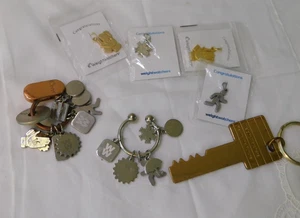 Weight Watchers Collectable Charms and Keychains Lot Weight Loss Awards - Picture 1 of 1
