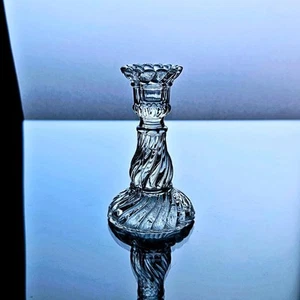 Antique Baccarat Bambou Crystal Candle Holder – Early 20th C. France Japan JP - Picture 1 of 10