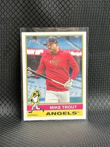 2025 Topps Heritage Image Variation SP Mike Trout #119 MLB Short Print Angels - Picture 1 of 4