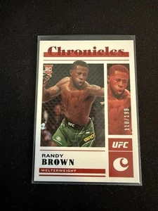 2023 Panini Chronicles UFC - Rookies Randy Brown #74 Red /199 (RC) - Picture 1 of 3