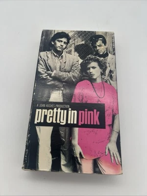 Pretty in Pink VHS 1986 1991 Molly Ringwald John Hughes Andrew McCarthy Brat Pac - Image 1 of 4
