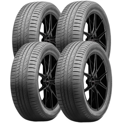 (QTY 4) 235/55R18 Milestar WeatherGuard AS710 Sport 104V XL Black Wall Tires - Image 1 of 4