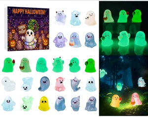 Halloween Decor 24 Days Countdown Advent Calendars Ghost Glow Blind Boxes Gift  - Picture 1 of 10