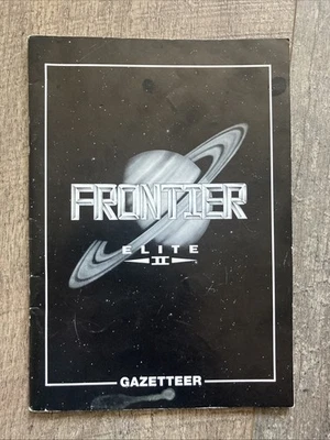 Frontier Elite 2 Gazetteer Manual. Free Postage In Uk - Image 1 of 3