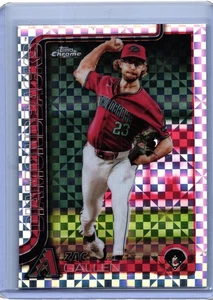 2025 Topps Chrome Zac Gallen 4 Arizona Diamondbacks X Fractor - Imagen 1 de 2