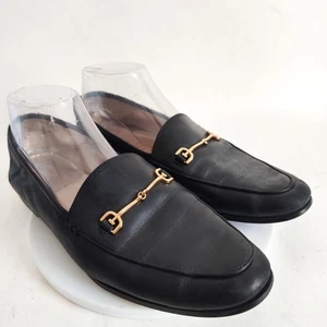 Sam Edelman Damengröße 8 Halbschuhe Lorraine Slipper schwarz Leder Horsebit flache Schuhe - Bild 1 von 13