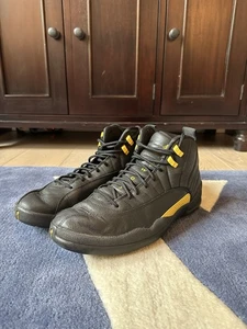 Größe 13 - Air Jordan 12 schwarz Taxi Gold Retro Basketball Sneaker (CT8013-071) - Bild 1 von 6