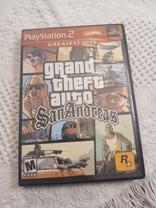 Grand Theft Auto San Andreas - Sony PlayStation 2 CIB With poster Very Good - Picture 1 of 6