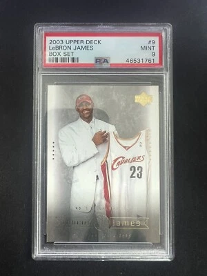 2003 Upper Deck LeBron James Box Set #9 PSA 9 Rookie Cleveland MINT - Image 1 of 2