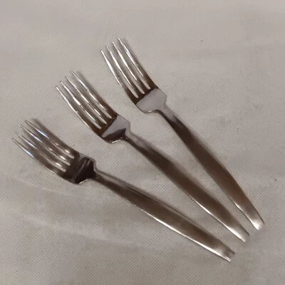 National Portrait Dinner Forks 3 Stainless Steel 7.5" - Image 1 of 4