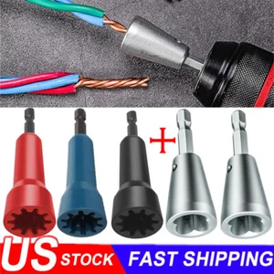 Wire Stripping&Twisting Tool Electrical Drill Wire Stripper Cable Nut Twister S - Picture 1 of 6