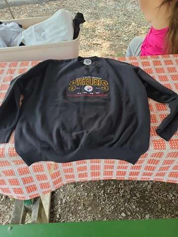 Nice Vintage Lee Sport Pittsburgh Steelers Size XXL Sweatshirt. Division Cover
