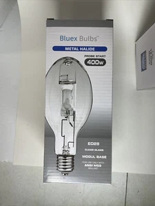 Bluex Bulbs 400W Metal Halide Light Bulb ED28 Clear Glass 3 Pack - Picture 1 of 6