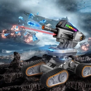RC Tank Battle Battle Destroyer 1/10 Scale 4x4 Shoot Water Bombs(brand New) - Picture 1 of 5