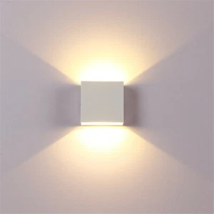 1/10x Dimmable 6W Cube COB LED Wall Light Lamp Porch Night Light Indoor Lighting - Picture 1 of 14
