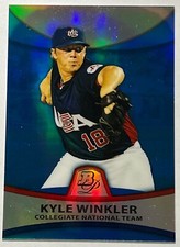 2010 Bowman Platinum Prospects Blue Refractors #PP49 KYLE WINKLER * TEAM USA /99