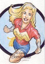 2018 Cryptozoic DC Bombshells Series 2 Sketch Card Razek Wonder Girl