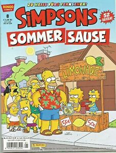 Panini - Simpsons Sommersause- Zu Heiss Fürs Fernsehen! - Nr. 8 