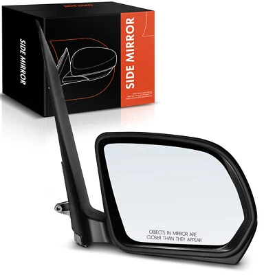 Textured Black Manual Mirror for Mercedes-Benz Metris 16-20 Right Passenger Side - Image 1 of 4