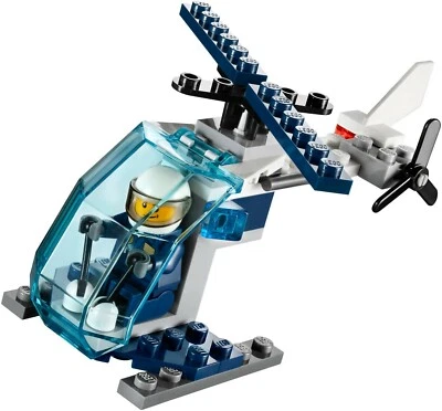 LEGO CITY 30222 Police Helicopter & Pilot 2013 Limited Promo Polybag NEW RETIRED - Image 1 of 3