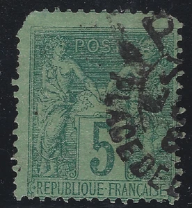 PAR-10-7-7 Paris: Cachet d'essai Place de la Bourse (bureau 1) (sans cercle ext) - Imagen 1 de 1