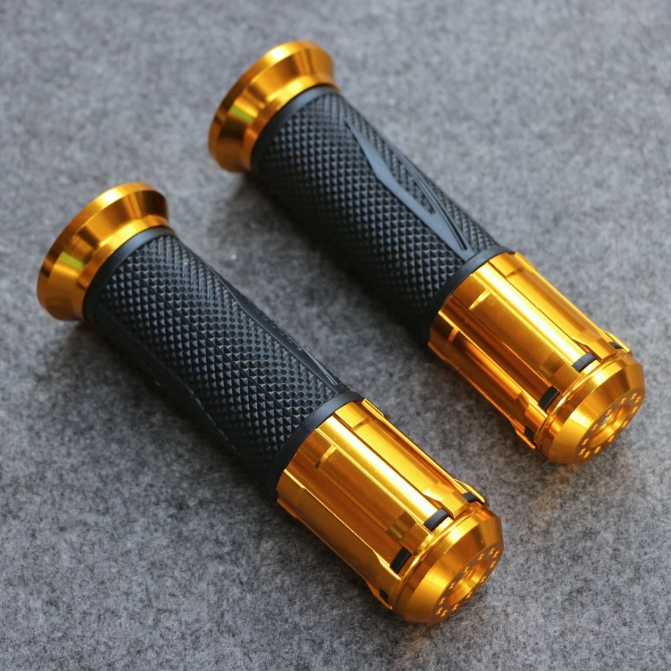 7/8" Handle Bar Hand Grips Fit For Yamaha FZ1 FZ6 YZF600/1000 R1 R6 TMAX MT FJR - Imagem 1 de 4