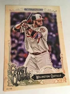 2017 Topps Gypsy Queen Jumbo 5x7 Wellington Castillo Orioles 202 #'d 01/49 - Picture 1 of 1
