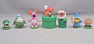 Lote de 7 figuras Nintendo Super Mario Brothers adornos para pasteles Foto 1 de 4