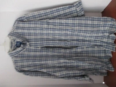 HIGH SIERRA~Blue Plaid BUTTON DOWN LONG SLEEVE SHIRT~Men's XL~NWOT - Image 1 of 3