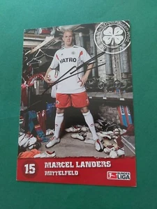 Rot Weiss Oberhausen , M. Landers , Fussball , Autogrammkarte - Picture 1 of 1