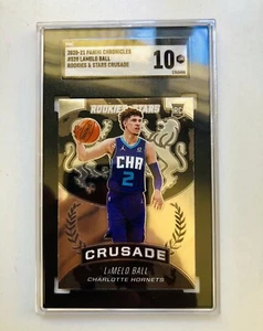 2020-21 Chronicles LAMELO BALL Rookies & Stars Crusade RC #520 SGC 10 GEM MINT - Picture 1 of 2