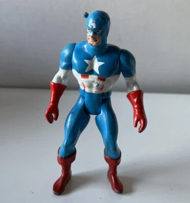 De colección 1984 Mattel Marvel Comics Secret Wars - Capitán América Vengador Original Foto 1 de 4