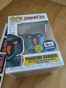 Funko Pop Animation Scooby-Doo GITD Glow Phantom Shadow #629 Gemini Exclusive - Picture 1 of 4