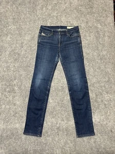 Diesel Bootzee Regular Slim Bootcut Jeans Womens *28x31* Blue Dark Denim Stretch - Picture 1 of 12