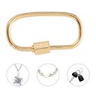 Link Connector Jewelry Carabiner Clasps Locket Necklace Charm