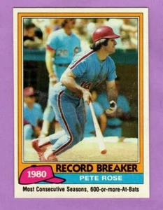 Pete Rose 1981 Topps #205 Philadelphia Phillies - Bild 1 von 2