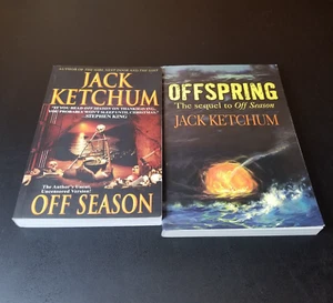 Off Season & Offspring (The Sequel) 2 PB Books Horror Fiction By: Jack Ketchum - Picture 1 of 7