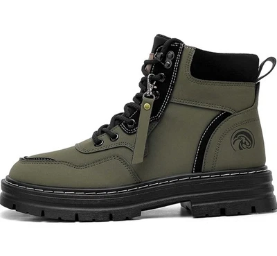 Botas de Motocicleta para Hombre - Cuero Transpirable Reforzado Calle Riding Zapato EE. UU. 7 Foto 1 de 4