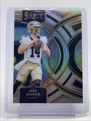 JAKE HAENER 2023 SELECT PREMIER LEVEL ROOKIE SILVER PRIZM SAINTS RC Q2756 - Image 1 of 2