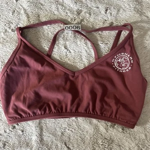 Gymshark Women's Light Support Legacy Sports Strappy Bra Mauve Pink Large New - Picture 1 of 4