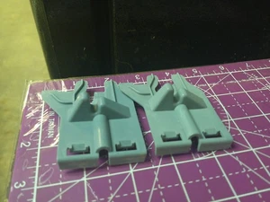 W10175280-Whirlpool Original OEM Geschirrspüler Blechreihe blauer Clip (Halter) Menge 2 - Bild 1 von 3