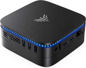 AK1PLUS Mini PC, N95 Processor (Up to 3.4Ghz), 8GB DDR4 RAM 256GB M.2 SSD, Mini  - Picture 1 of 8