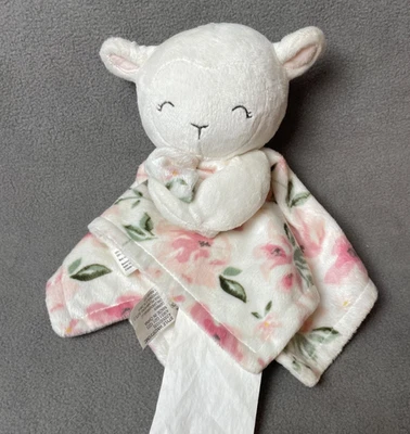 Cobertor de flores rosa de pelúcia Gerber Modern Moments cordeiro amoroso - Imagem 1 de 3